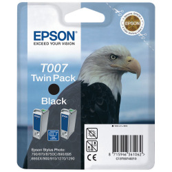 Картриджи Epson T0074 х 2шт Black (C13T00740210) для Epson T007 Black C13T00740110