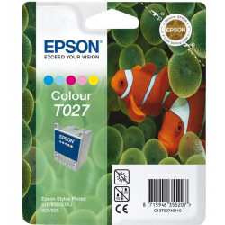 Картридж Epson T027 Color (C13T02740110) для Epson T027 Color C13T02740110