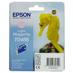 Картридж для Epson Stylus Photo RX640 EPSON T0486  Light Magenta C13T04864010