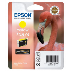 Картридж для Epson Stylus Photo R1900 EPSON T0874  Yellow C13T08744010