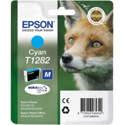 Картридж для Epson Stylus SX230 EPSON T1282  Cyan C13T12824011