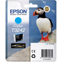 Картридж для Epson SureColor SC-P400 EPSON T3242  Cyan C13T32424010