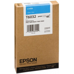 Картридж Epson T6032 Cyan (C13T603200) для Epson T6032 Cyan C13T603200