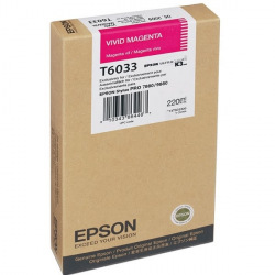 Картридж Epson T6033 Vivid Magenta (C13T603300) для Epson T6033 Vivid Magenta C13T603300