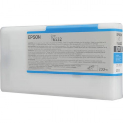 Картридж Epson T6532 Cyan (C13T653200) для Epson T6532 Cyan C13T653200