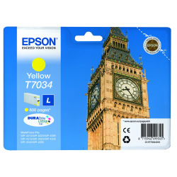 Картридж для Epson WorkForce Pro WP-4015DN EPSON T7034  Yellow C13T70344010