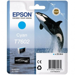 Картридж Epson T7602 Cyan (C13T76024010) для Epson T7602 Cyan C13T76024010