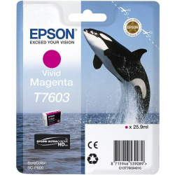 Картридж Epson T7603 Magenta (C13T76034010) для Epson T7603 Magenta C13T76034010