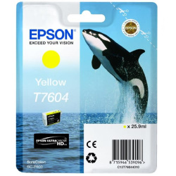 Картридж Epson T7604 Yellow (C13T76044010) для Epson T7604 Yellow C13T76044010