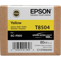 Картридж для Epson SureColor SC-P800 EPSON T8504  Yellow C13T850400