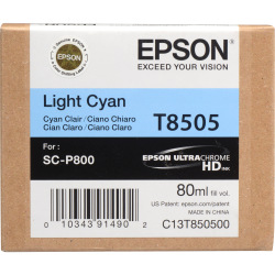 Картридж для Epson SureColor SC-P800 EPSON T8505  Light Cyan C13T850500