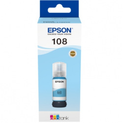Чорнила Epson 108 Light Cyan (Світло Синій) (C13T09C54A) 70мл