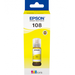 Чернила для Epson EcoTank L8050 EPSON  Yellow 70мл C13T09C44A
