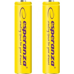 Акумулятор Esperanza  Ni-MH AAA 1000 mAh, 2шт, жовтий EZA101Y (EZA101Y)