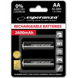 Акумулятор Ni-MH AA 2600 mAh, 2шт EZA105 (EZA105)