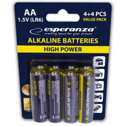 Батарейка Esperanza Bateries Alkaline (EZB103) AA/LR06 BL 8шт (EZB103)