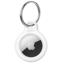 Держатель Belkin Secure Holder with Key Ring AirTag, white (F8W973BTWHT)