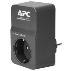 Фільтр мережевий APC Essential SurgeArrest 1 outlet, black, new (PM1WB-RS)