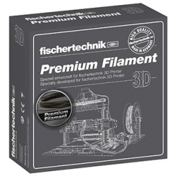 Fishertechnik нитка для 3D принтера чорний 500 грамм (коробка) (FT-539138)