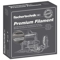 Нитка Fishertechnik для 3D принтера серебряный 500 грамм (коробка) (FT-539141)