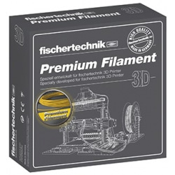 Нитка Fishertechnik для 3D принтера жовтий 500 грамм (коробка) (FT-539144)