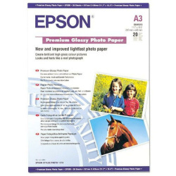 Фотопапір Epson Premium Glossy Photo Paper Глянцевий 250Г/м кв, А3 +, 20 арк (C13S041316)