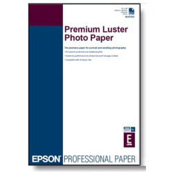 Фотопапір Epson Premium Luster Photo Paper Глянцевий 235Г/м кв, А3+, 100л (C13S041785) для HP Photosmart 8053