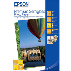 Папір Epson A4 Premium Semigloss Photo Paper, 20арк. (C13S041332)