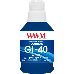 Чорнило WWM GI-40 для Canon 190г Cyan (G40C)