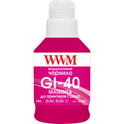 Чернила WWM GI-40 для Canon 190г Magenta (G40M)