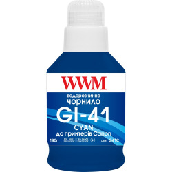 Чорнило WWM GI-41 для Canon 190г Cyan (G41C)