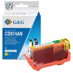 Картридж для HP 920 XL Yellow CD974AE G&G  G&G-CD974AE