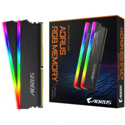 модуль пам’яті 16Gb(2x8Gb) DDR4 3733Mhz RGB Fusion  2.0 AORUS Memory boost (With Demo Kit) GP-ARS16G37D (GP-ARS16G37D)