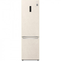 Холодильник LG GW-B509SEUM 203 cм, 384 л, А++, Total No Frost, инверт. компрессор, внешн. диспл., Fresh Zone, бежевый (GW-B509SE