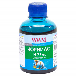 Чорнило WWM H77 Light Cyan для HP 200г (H77/LC) водорозчинне