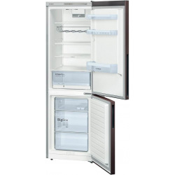 Холодильник Bosch  с нижней морозильной камерой - 186x60x65/309 л/статика/А++/коричневый (KGV36VD32S)