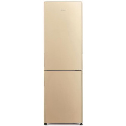 Холодильник Hitachi R-BG410PUC6GBE нижн.мороз./2двери/Ш59.5xВ190xГ65/330л/A+/Бежевый (стекло) (R-BG410PUC6GBE)