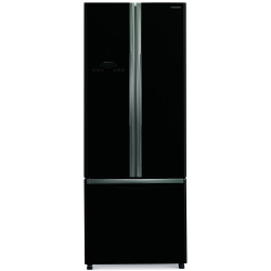 Холодильник Hitachi R-WB550 ниж. мороз./3 двери/ Ш750xВ1780xГ797/ 455л /A+ /Черный (стекло) (R-WB550PUC2GBK)