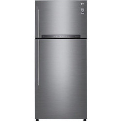 Холодильник LG GN-H702HMHZ c верхней морозильной камерой/ 180 см/ 507 л/А++/лин. компр./серебристый (GN-H702HMHZ)