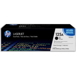 Картридж для HP Color LaserJet CP1515, CP1515n HP 125Ax2B  Black CB540AD