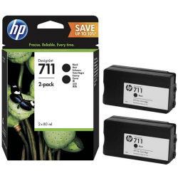 Картридж HP 711 Black (P2V31A) Двойная упаковка для HP 711 Black CZ129A