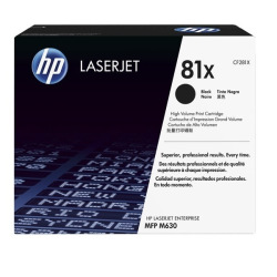 Картридж для HP LaserJet Enterprise M605, M605n, M605dn, M605x HP 81X  Black CF281X