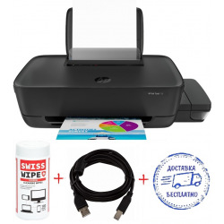 Принтер A4 HP Ink Tank 115 (HP115 -Promo) + кабель USB + салфетки