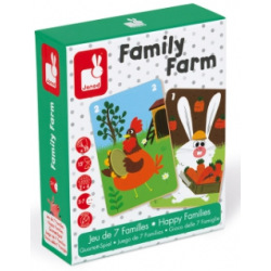 Настільна гра Janod Happy Families Ферма J02756 (J02756*)