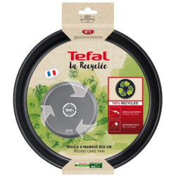 Форма для запікання Tefal La Recyclee, кругла, 26см, алюміній, чорний (J5709702)