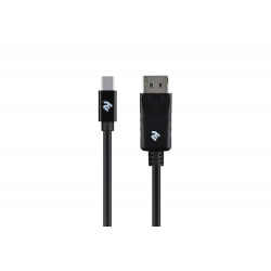 Кабель 2Е Mini DisplayPort - DisplayPort (AM/AM), black, 2m (2E-W1704)