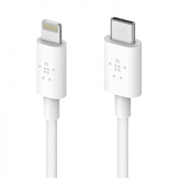 Кабель BELKIN BOOST^CHARGE™ USB-C™ with Lightning , 1.2m, white (F8J239BT04-WHT)