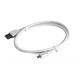 Кабель Cablexpert Micro USB 2.0 AM/BM 0,5 м white (CCP-mUSB2-AMBM-W-0.5M)