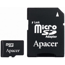 Карта пам’яті Apacer 64GB microSDXC C10 UHS-I + SD (AP64GMCSX10U1-R)