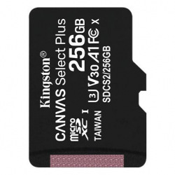 Карта памяти Kingston  256GB microSDXC C10 UHS-I R100/W85MB/s (SDCS2/256GBSP)